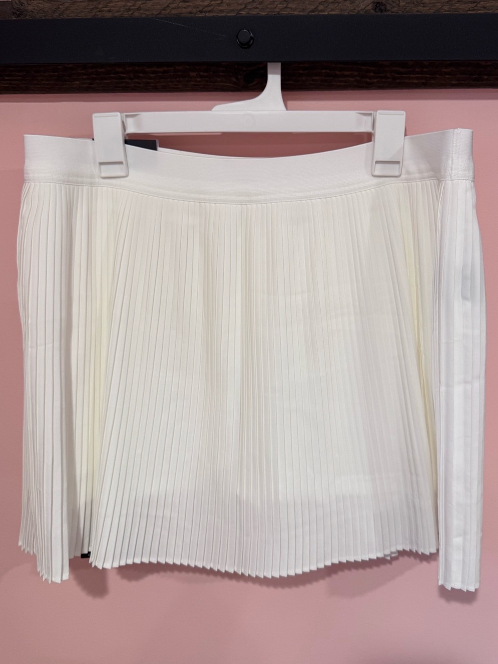 GAP White Pleated Skater Skirt